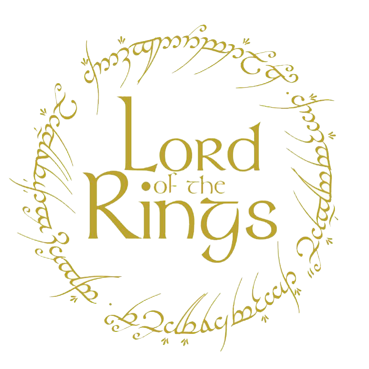 Lord Of The Rings Logo Png Picture (beige, white)