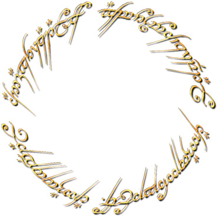 Lord Of The Rings Png Hd Image (black)