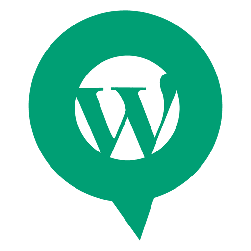 Wordpress Png Image (teal, gray, white)