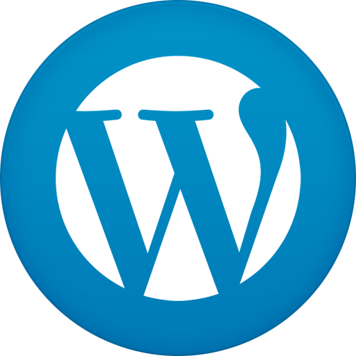 Wordpress Png Photo (teal, white)