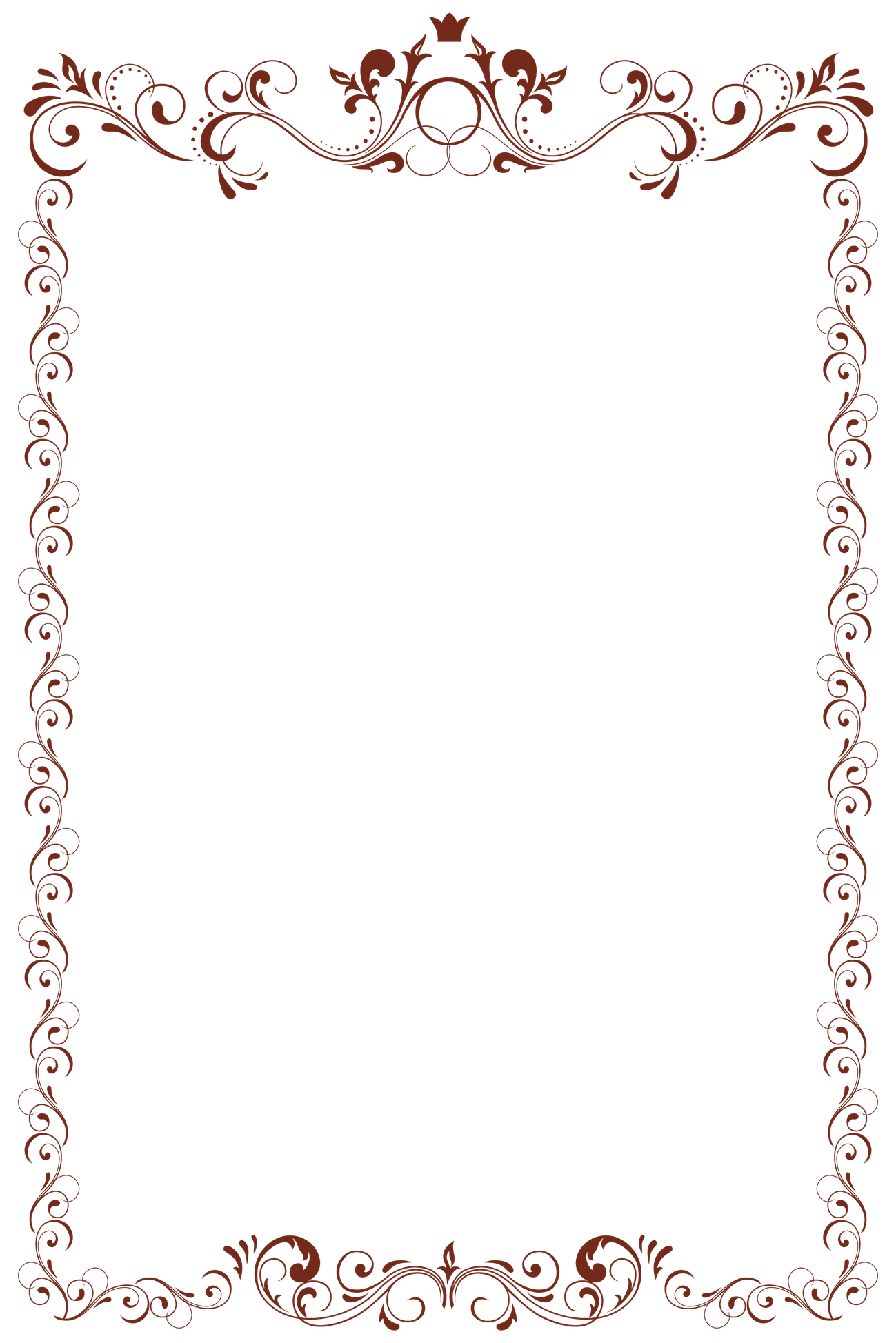 Border Frame Png Transparent (black)