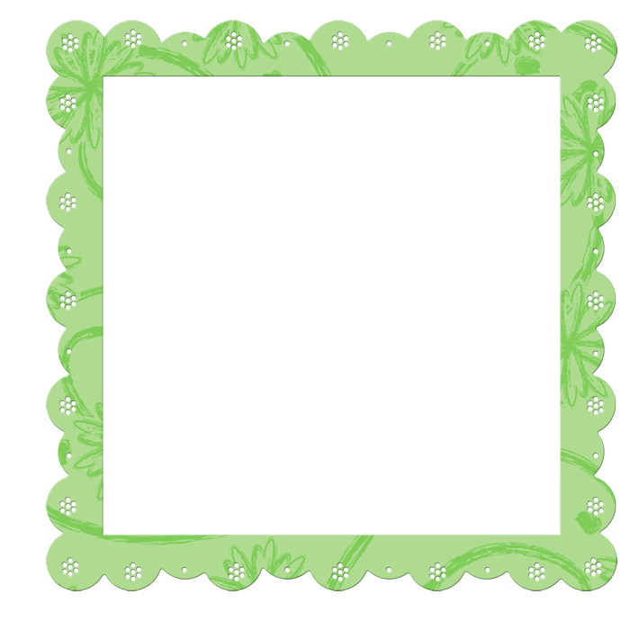 Border Green Frame Png Clipart (lavender, silver, white)