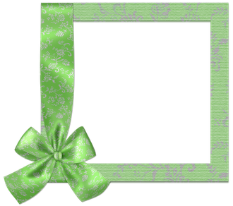 Border Green Frame Transparent Background (black, silver)