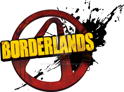 Borderlands Png Transparent Image (maroon, black, gold)