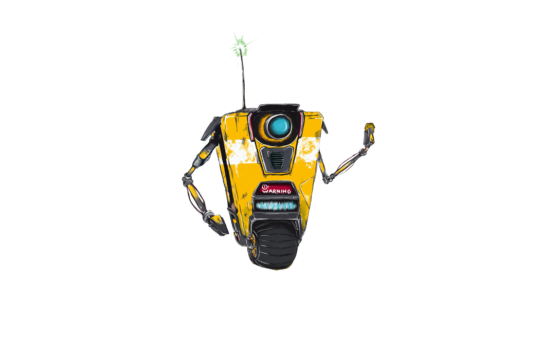 Borderlands Transparent Background (orange, black)