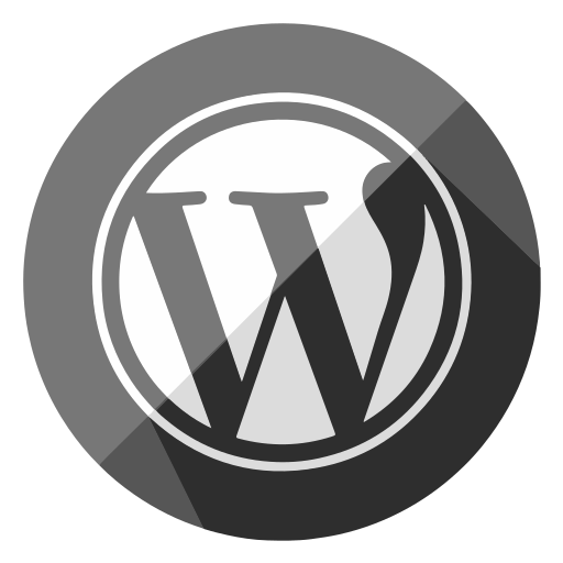 Wordpress Logo Icon Free Png Icon Download (gray, lavender, black, white)