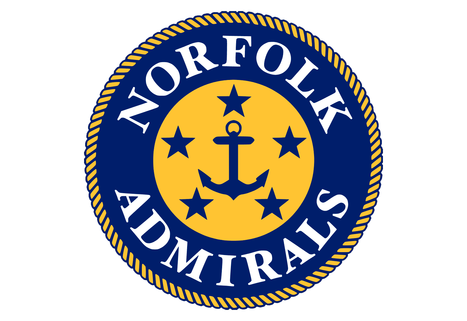 Norfolk Admirals Png Pic (white, gray, navy, gold)