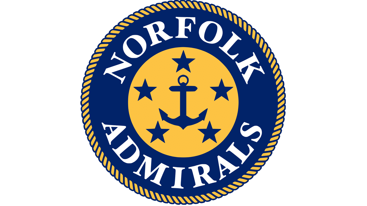 Norfolk Admirals Png (white, gray, navy, gold)