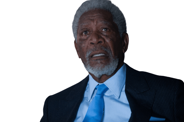 Morgan Freeman Png File (gray, black)