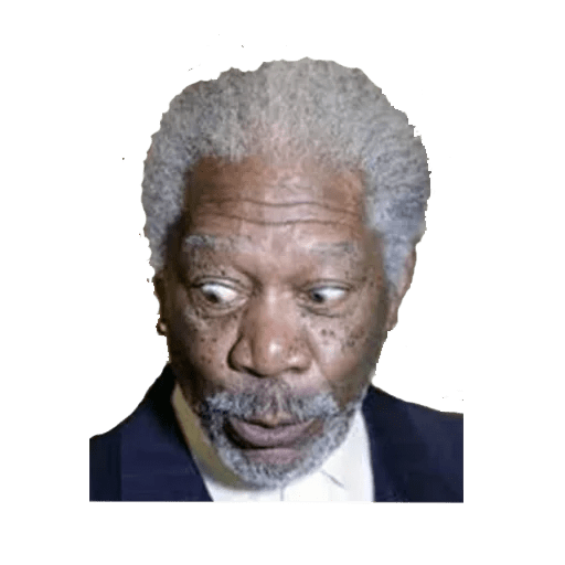 Morgan Freeman Transparent Png (gray, black)