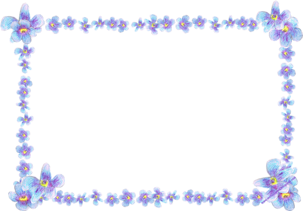 Forget Me Not Transparent Png (black)