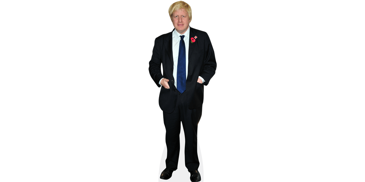 Boris Johnson Png File (black, gray)