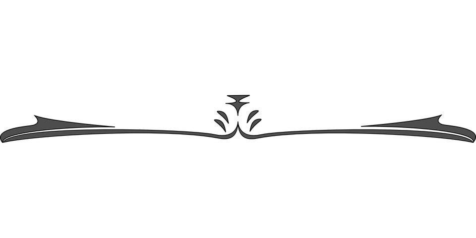 Horizontal Line Png File (black)