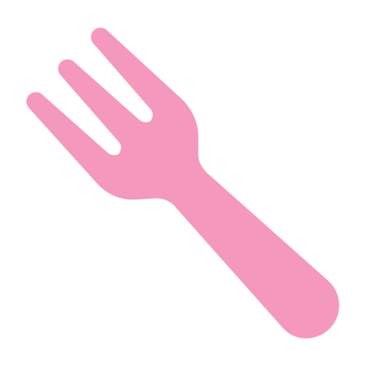 Fork Food Kitchen Free Png Icon (plum, black, pink)