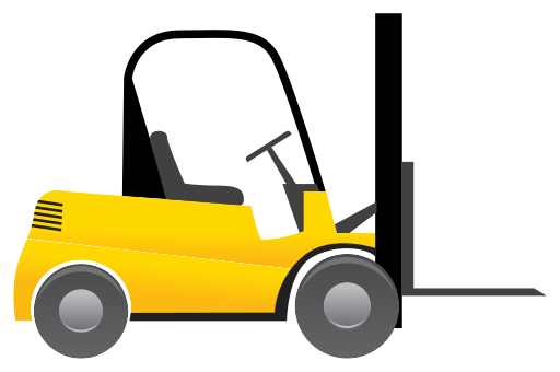 Forklift Truck Transport Warehouse Icon Free Transparent Png Icon Download (gold, black, orange, indigo)