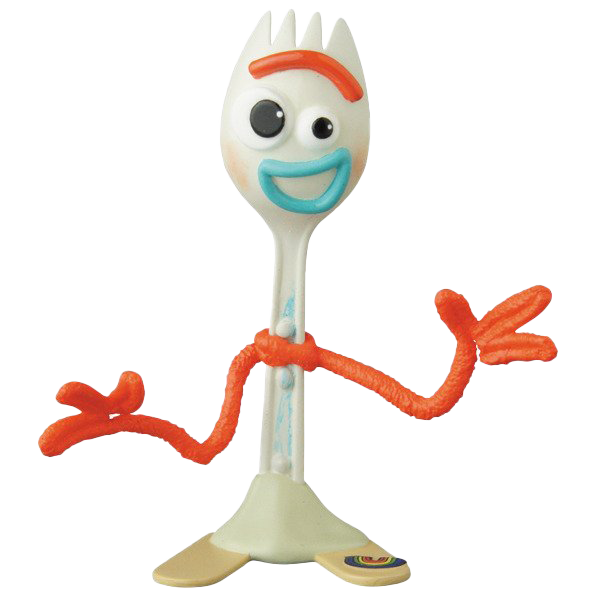 Forky Toy Story (white, silver)