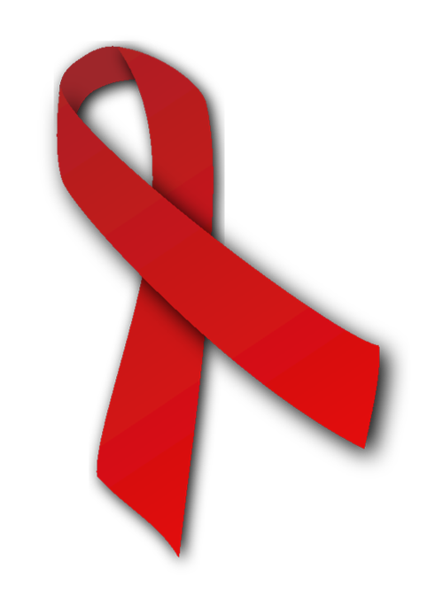 World Aids Day Transparent Background (red, indigo, black, gray, white)