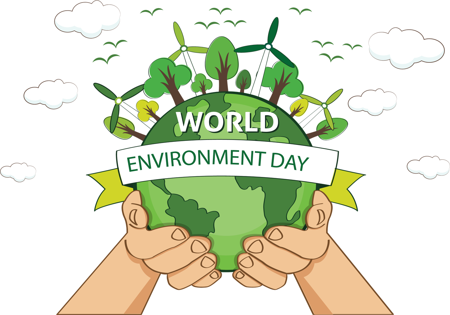 World Environment Day Earth Transparent Background (black, gray, pink, white, olive)