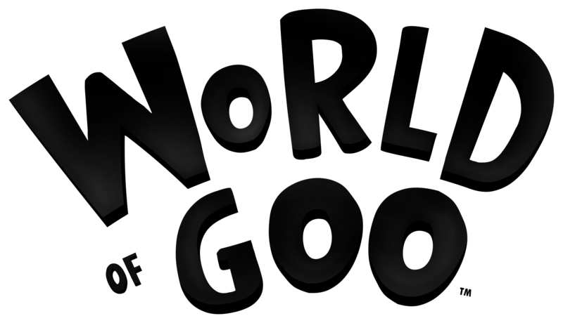 World Of Goo Logo Png Hd (black)