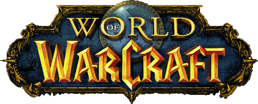 World Of Warcraft Logo Png Clipart (black)