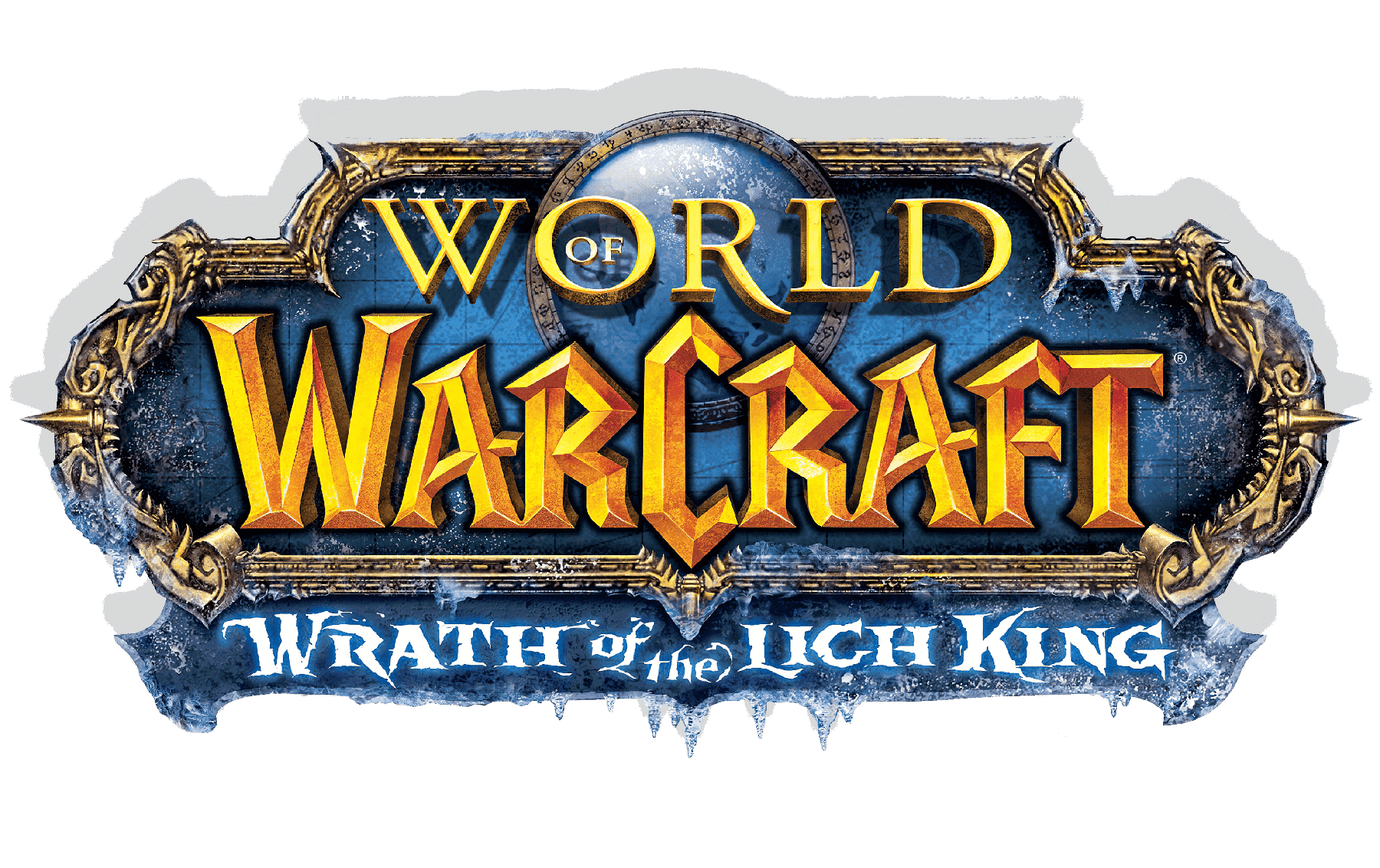 World Of Warcraft Logo Png File (lavender, gray)