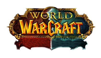 World Of Warcraft Logo Png Image (maroon, black)