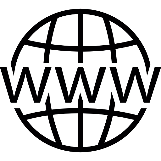 World Wide Web Png File (indigo, black, white)