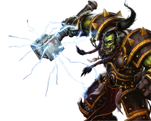 World Of Warcraft Transparent Png (black)