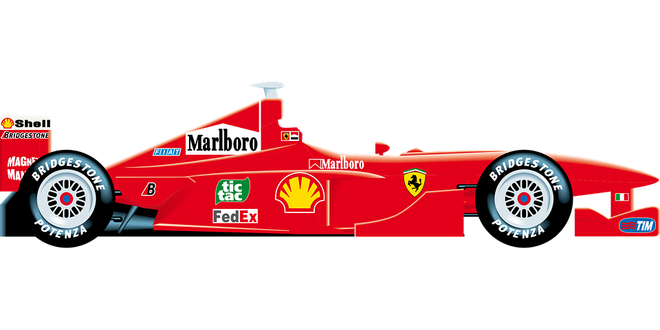 Formula 1 Png Transparent (black, red)