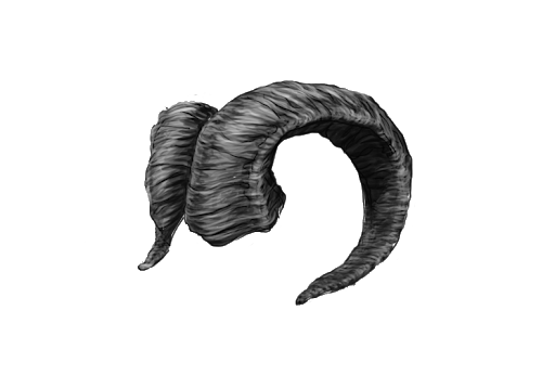 Horn Png File (indigo, black, gray)