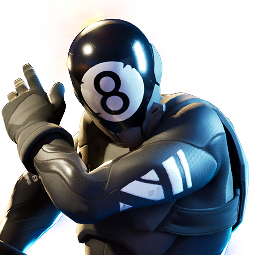 Fornite 8 Ball Vs Scratch Png Hd (orange, white, blue, red, black)