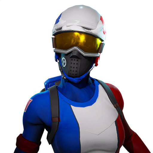 Fornite Alpine Ace Canada Png Image (teal, black, gray, silver)