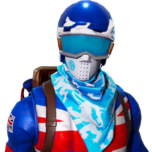 Fornite Alpine Ace Canada Transparent Png (teal, black, gray, navy)