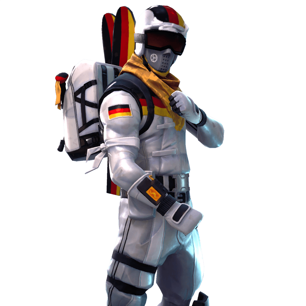 Fornite Alpine Ace France Png Hd (gray, white)