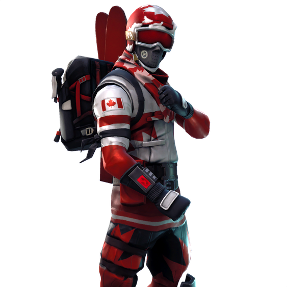 Fornite Alpine Ace Png Isolated Photo (black, maroon)