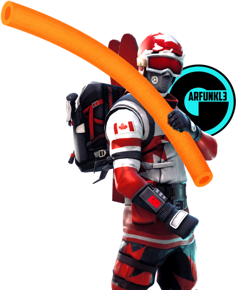 Fornite Alpine Ace Png Isolated Photos (black, orange, white)