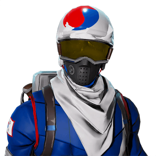 Fornite Alpine Ace Usa Png Clipart (black, red, gray, silver)