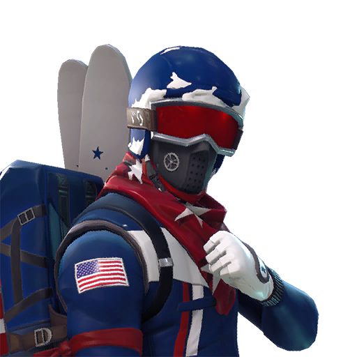 Fornite Alpine Ace Usa Png Photo (gray)