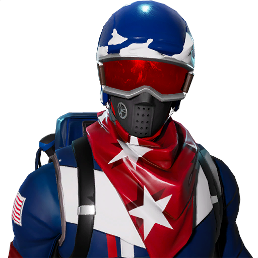 Fornite Alpine Ace Usa Png Pic (navy, teal, gray, black, silver)