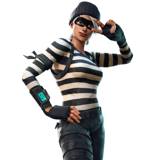 Fornite Arctic Assassin Png File (black, white)