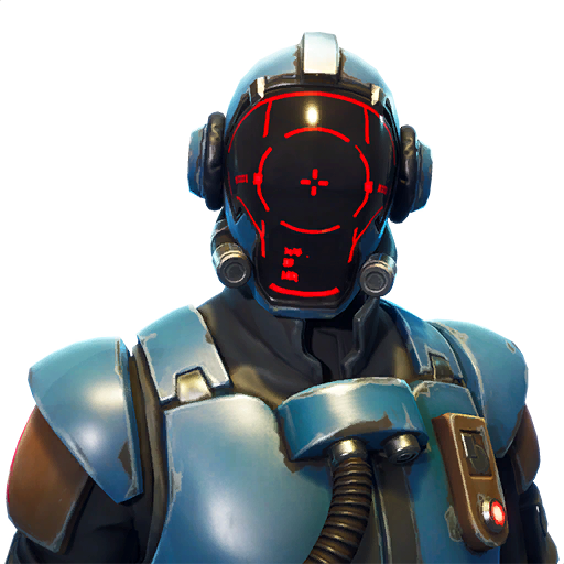 Fornite Arctic Assassin Png Hd Isolated (black, white)