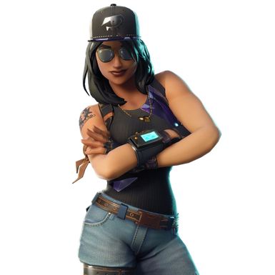 Fornite Assault Trooper Png Transparent (black)