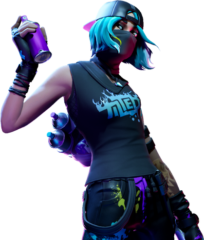 Fornite B.R.U.T.E Gunner Png (black)