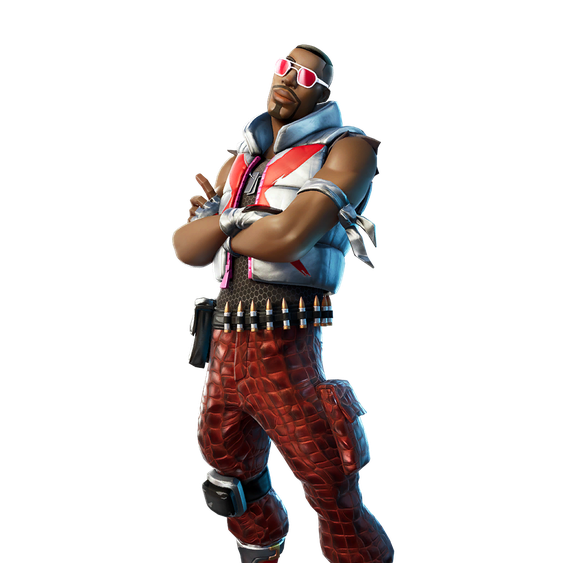 Fornite B.R.U.T.E Gunner Transparent Png (black)