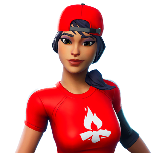 Fornite Banner Trooper Png (black, red)