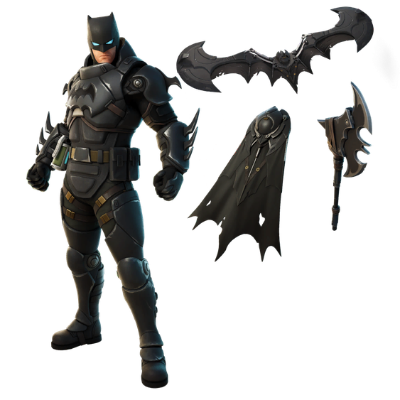 Fornite Batman Zero Png Picture (black, white)