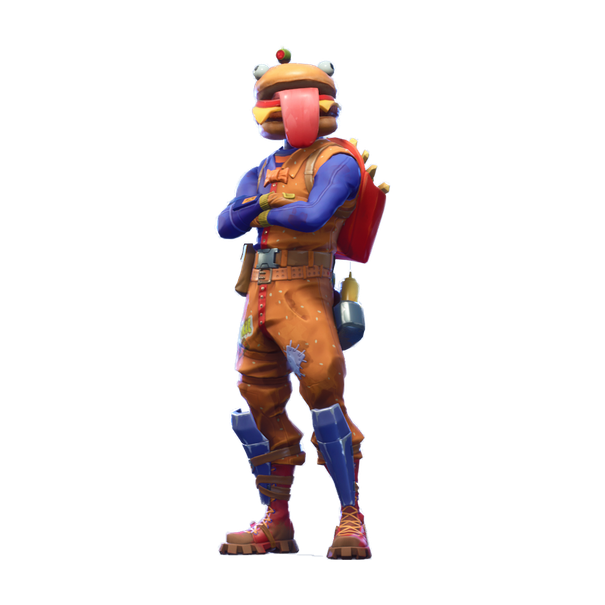 Fornite Beef Boss Png Image (black, navy)