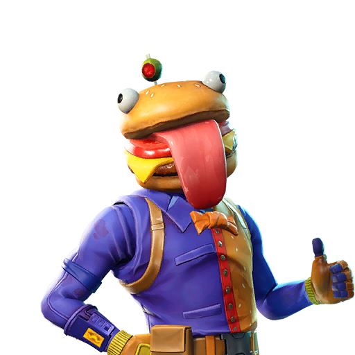 Fornite Beef Boss Png (silver, lavender)