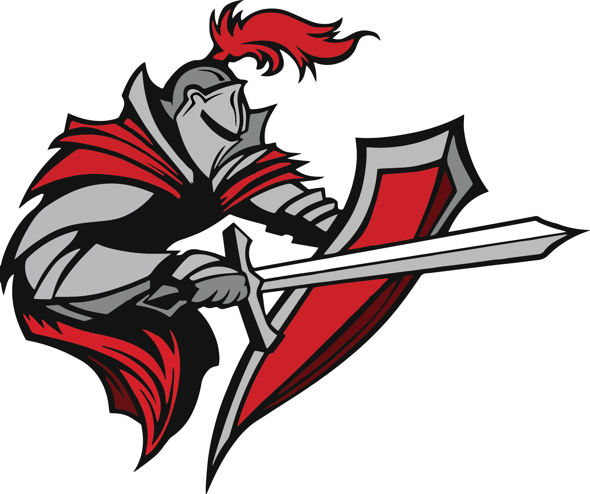 Fornite Black Knight Png Image (white, red, gray, black, silver)