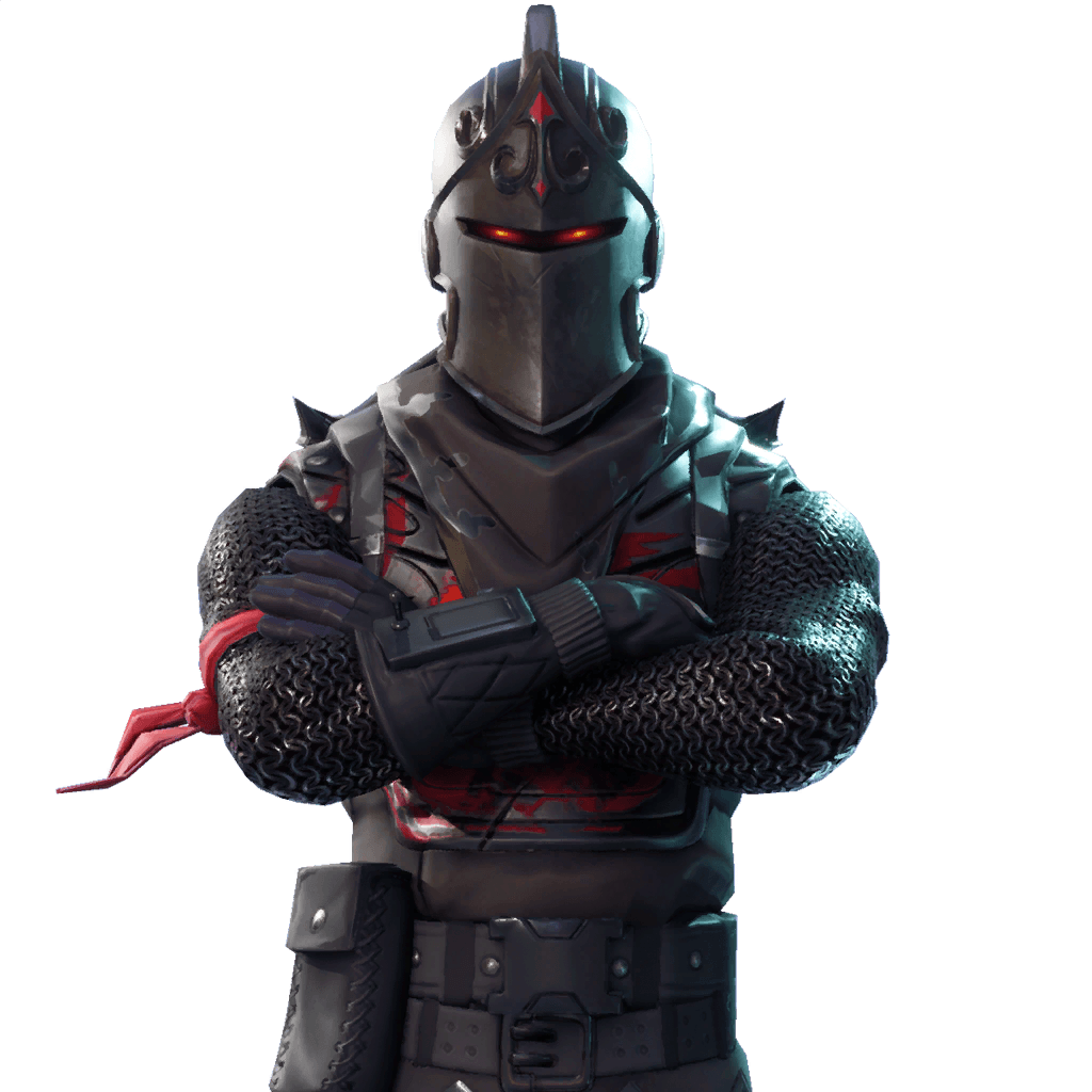 Fornite Black Knight Transparent Png (black, gray)